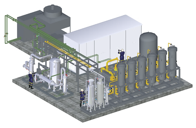 Gas Processing Equipment Pvt. Ltd. (GPE) visual representation related to gas processing systems